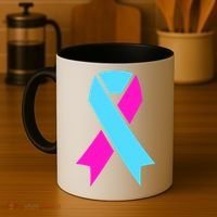 Pro Life Ribbon Pregnancy Infant Loss Awareness Stop Abortion Coffee Mug thumb 4