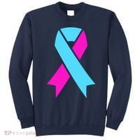Pro Life Ribbon Pregnancy Infant Loss Awareness Stop Abortion Sweatshirt thumb 0