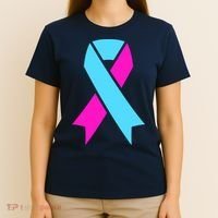 Pro Life Ribbon Pregnancy Infant Loss Awareness Stop Abortion T-Shirt thumb 4