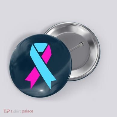 Pro Life Ribbon Pregnancy Infant Loss Awareness Stop Abortion Button