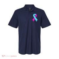 Pro Life Ribbon Pregnancy Infant Loss Awareness Stop Abortion Polo thumb 0