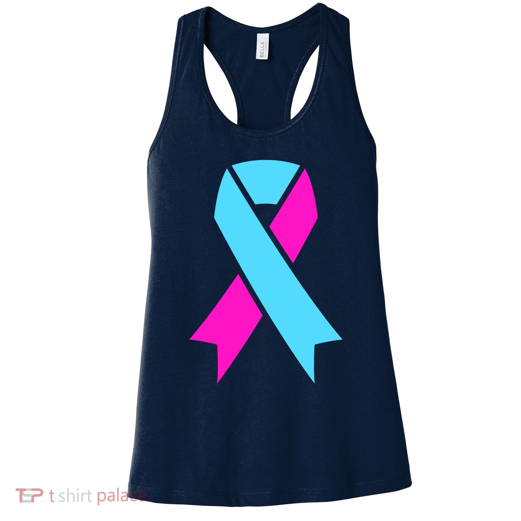Pro Life Ribbon Pregnancy Infant Loss Awareness Stop Abortion Women's Tank Top
