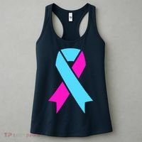 Pro Life Ribbon Pregnancy Infant Loss Awareness Stop Abortion Women's Tank Top thumb 3