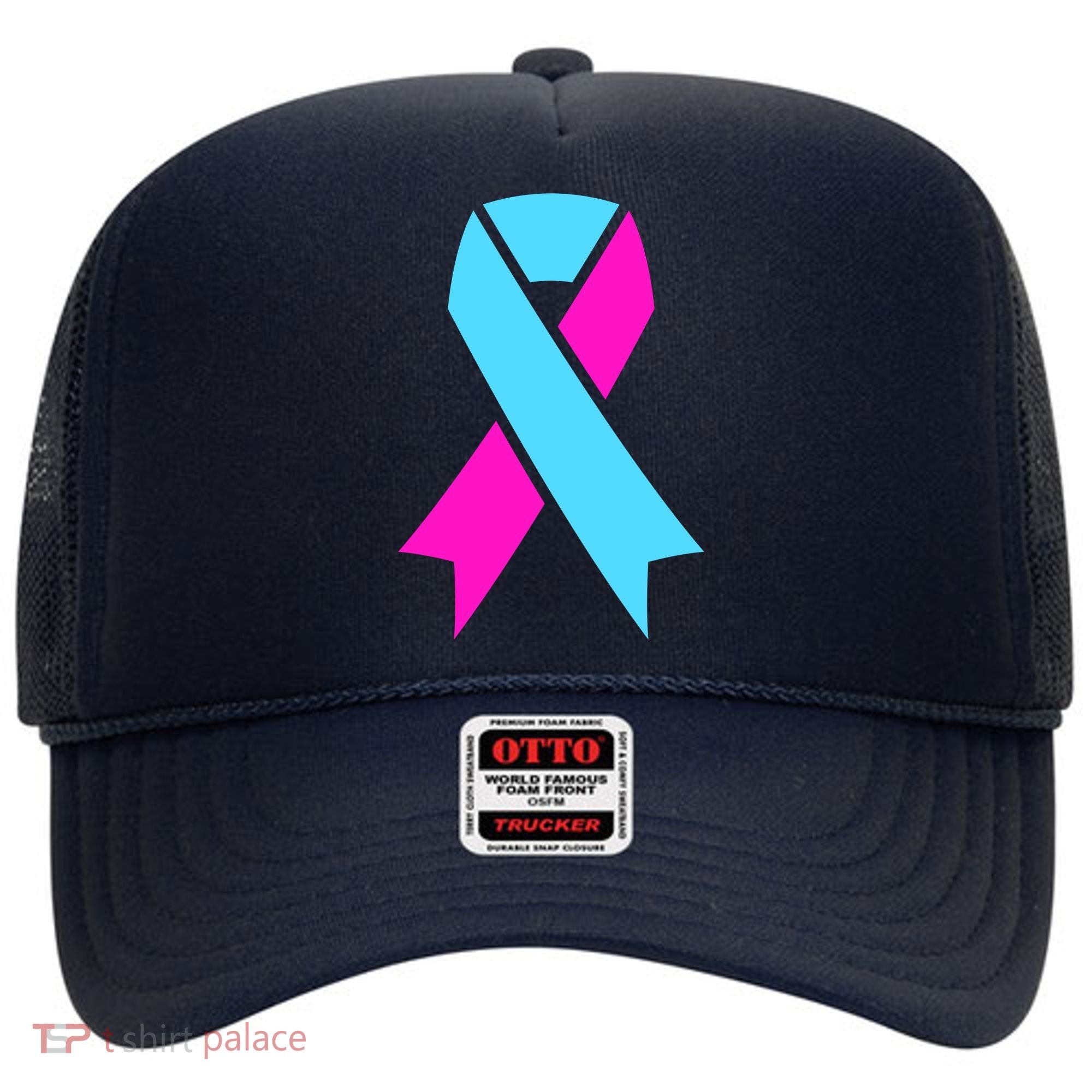 Pro Life Ribbon Pregnancy Infant Loss Awareness Stop Abortion Hat