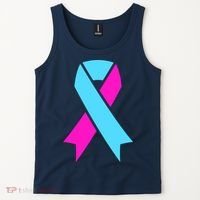 Pro Life Ribbon Pregnancy Infant Loss Awareness Stop Abortion Tank Top thumb 2