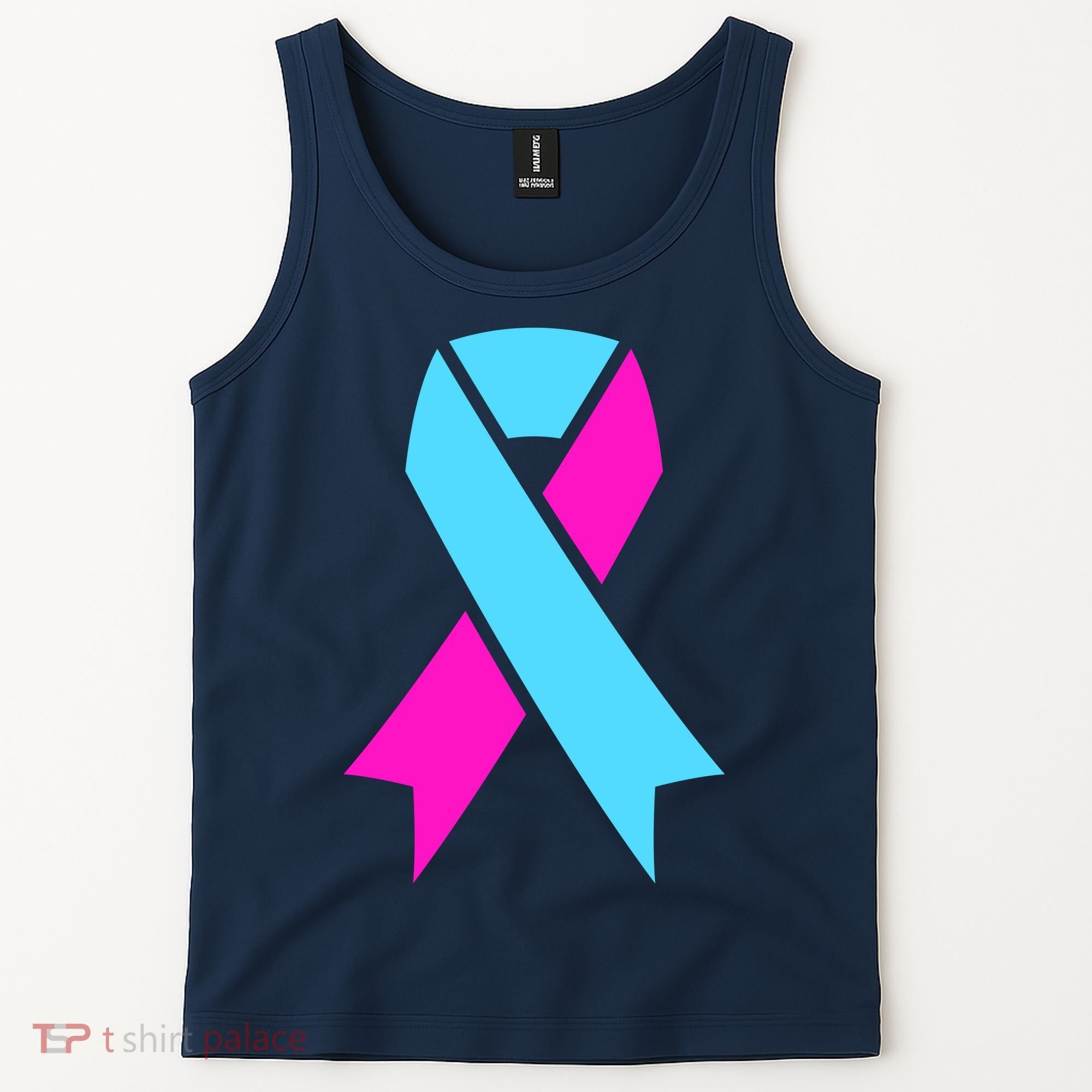 Pro Life Ribbon Pregnancy Infant Loss Awareness Stop Abortion Tank Top