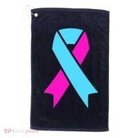 Pro Life Ribbon Pregnancy Infant Loss Awareness Stop Abortion Golf Towel thumb 0
