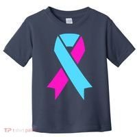 Pro Life Ribbon Pregnancy Infant Loss Awareness Stop Abortion Toddler T-Shirt thumb 0