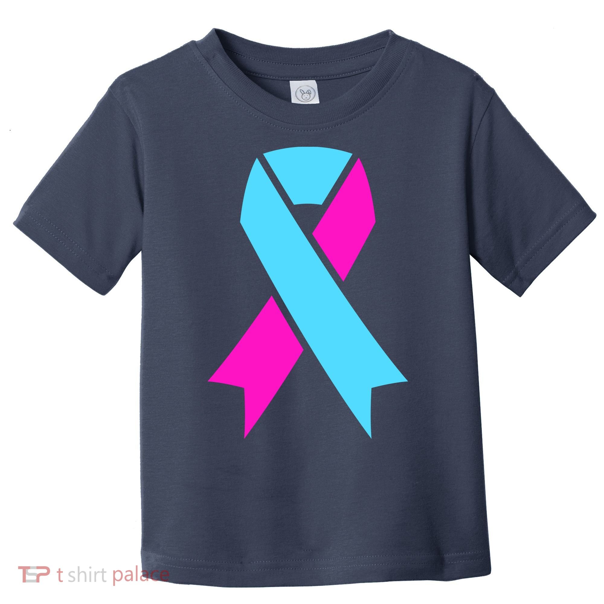 Pro Life Ribbon Pregnancy Infant Loss Awareness Stop Abortion Toddler T-Shirt