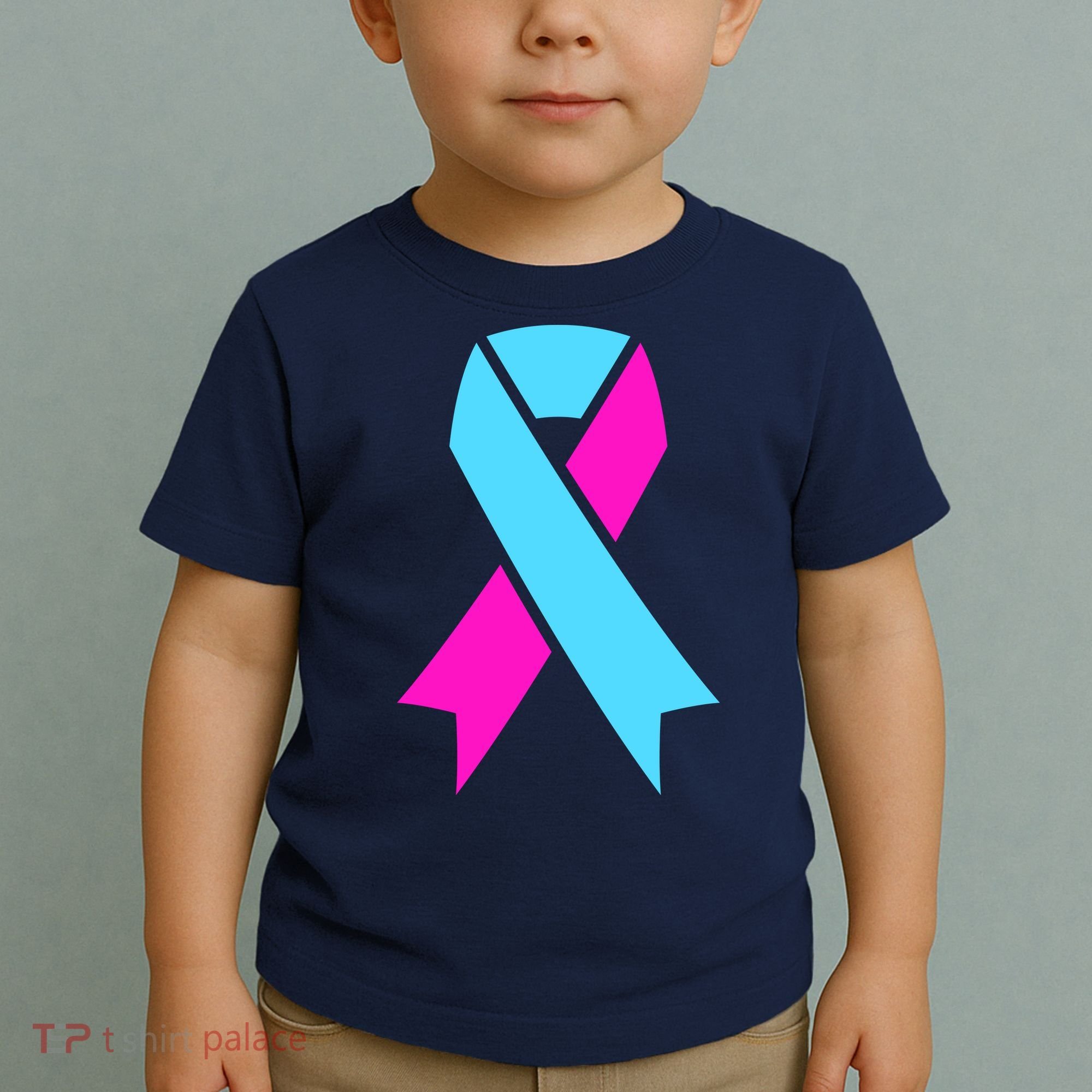 Pro Life Ribbon Pregnancy Infant Loss Awareness Stop Abortion Toddler T-Shirt
