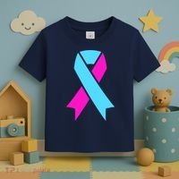 Pro Life Ribbon Pregnancy Infant Loss Awareness Stop Abortion Toddler T-Shirt thumb 3
