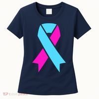 Pro Life Ribbon Pregnancy Infant Loss Awareness Stop Abortion Women's T-Shirt thumb 0