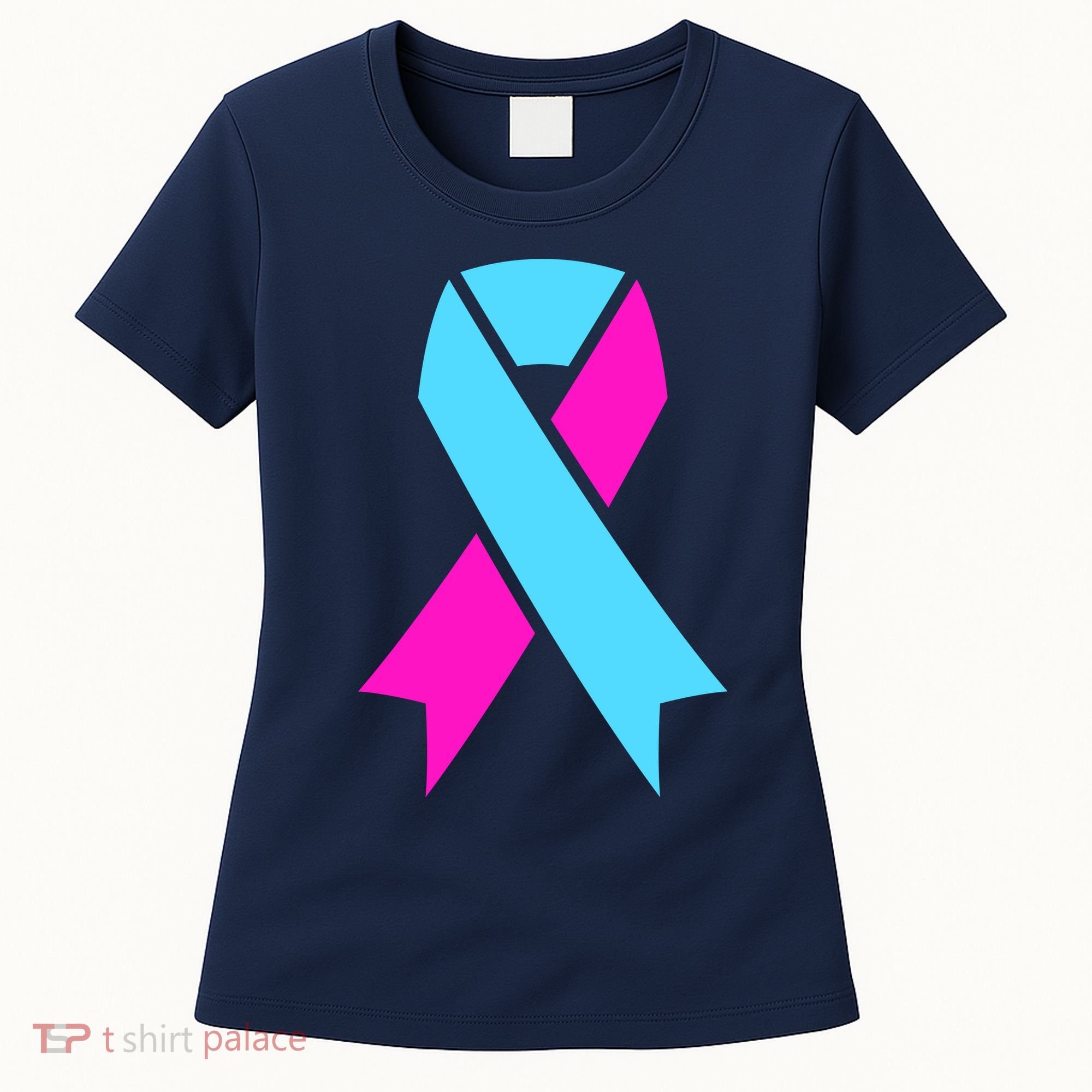 Pro Life Ribbon Pregnancy Infant Loss Awareness Stop Abortion Women's T-Shirt