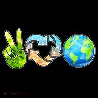 Peace Love Recycle Earth Celebrate Earth Day Everyday Coffee Mug thumb 5