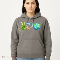 Peace Love Recycle Earth Celebrate Earth Day Everyday Hoodie thumb 5