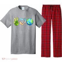 Peace Love Recycle Earth Celebrate Earth Day Everyday Pajama Set thumb 0