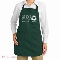 Peace Love Recycle Earth Day Apron thumb 2