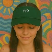 Peace Love Recycle Earth Day Visor thumb 2