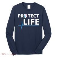Protect Life Ribbon Pregnancy Infant Loss Awareness Stop Abortion Long Sleeve Shirt thumb 0