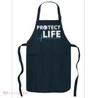 Protect Life Ribbon Pregnancy Infant Loss Awareness Stop Abortion Apron thumb 0