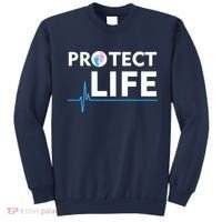 Protect Life Ribbon Pregnancy Infant Loss Awareness Stop Abortion Sweatshirt thumb 0
