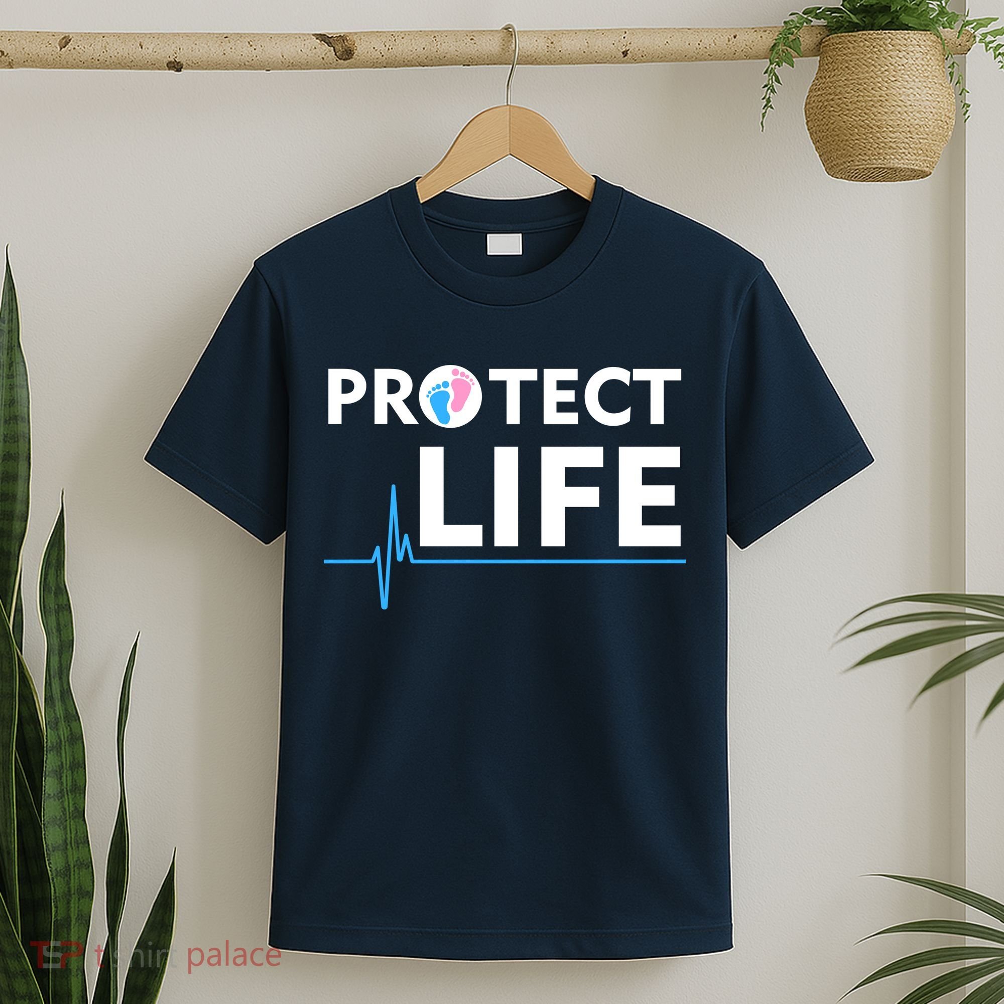 Protect Life Ribbon Pregnancy Infant Loss Awareness Stop Abortion T-Shirt