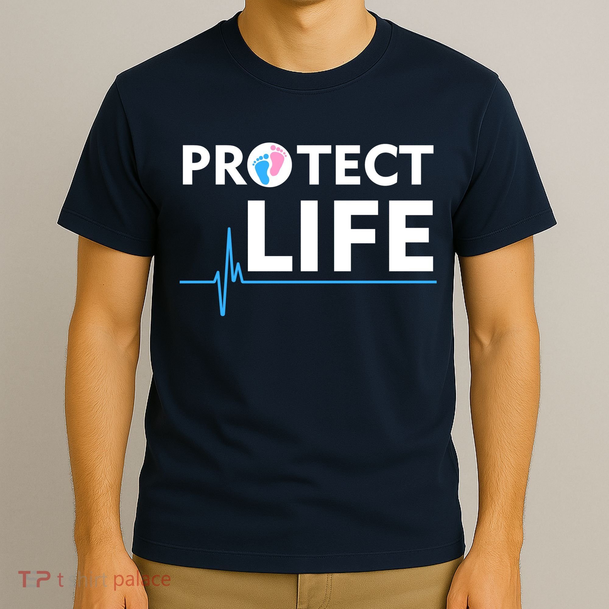 Protect Life Ribbon Pregnancy Infant Loss Awareness Stop Abortion T-Shirt