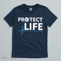 Protect Life Ribbon Pregnancy Infant Loss Awareness Stop Abortion T-Shirt thumb 5