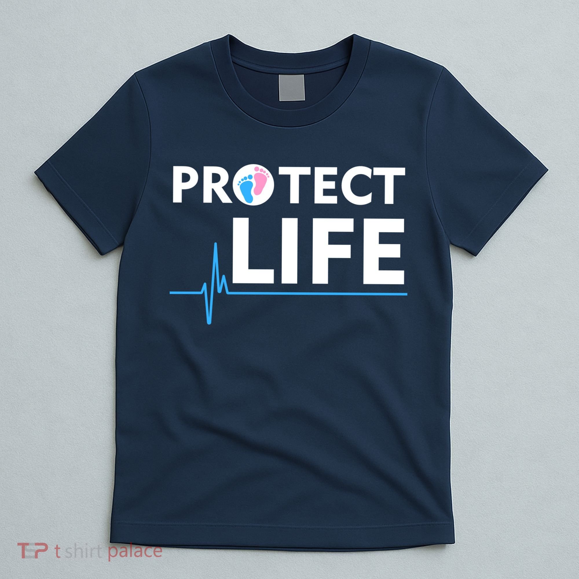 Protect Life Ribbon Pregnancy Infant Loss Awareness Stop Abortion T-Shirt