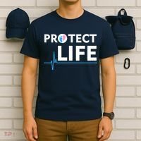 Protect Life Ribbon Pregnancy Infant Loss Awareness Stop Abortion T-Shirt thumb 6