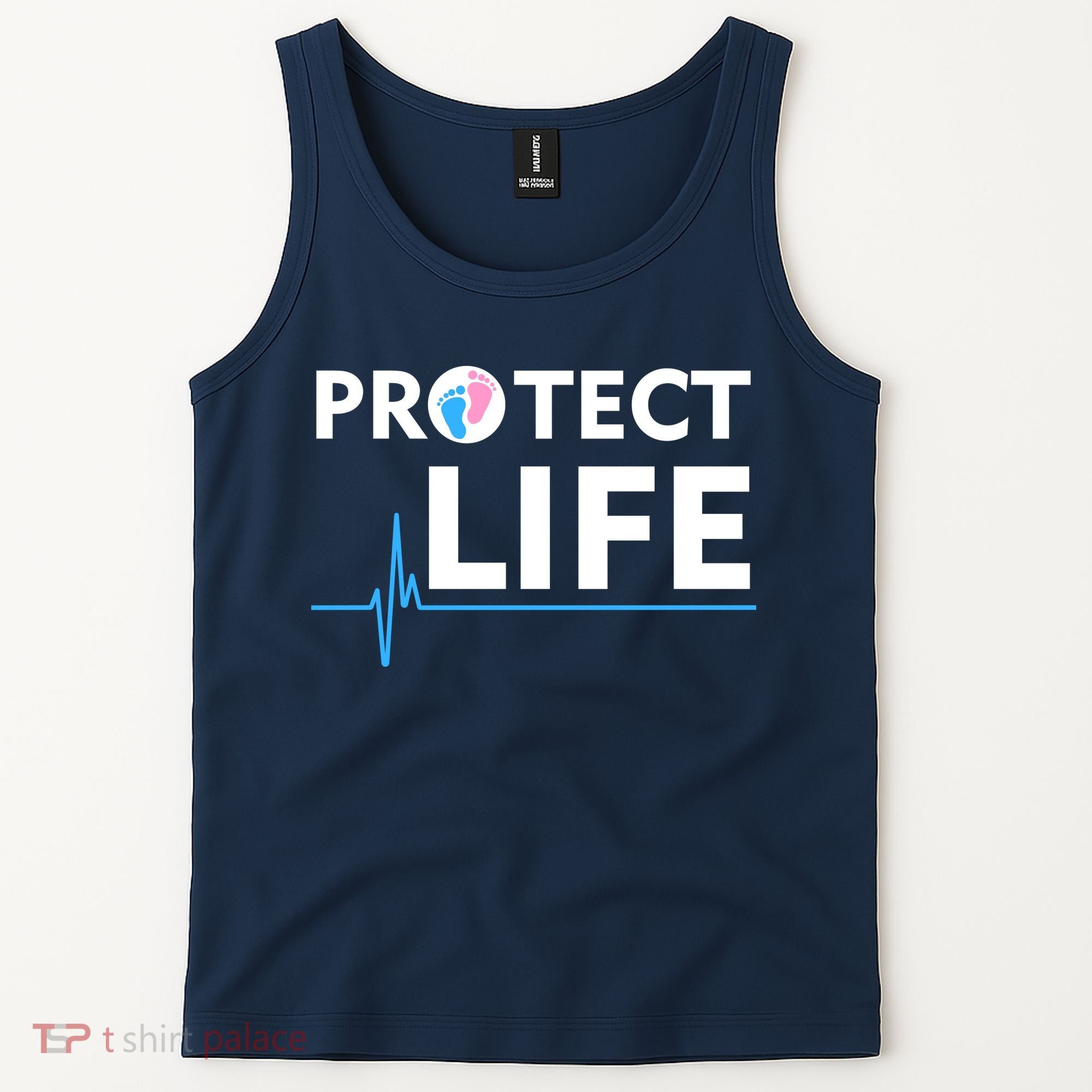 Protect Life Ribbon Pregnancy Infant Loss Awareness Stop Abortion Tank Top