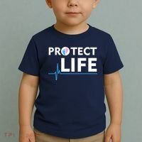 Protect Life Ribbon Pregnancy Infant Loss Awareness Stop Abortion Toddler T-Shirt thumb 2