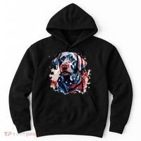 Patriotic Labrador Retriever Dog American Flag Hoodie thumb 0