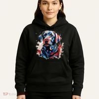 Patriotic Labrador Retriever Dog American Flag Hoodie thumb 5
