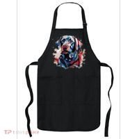 Patriotic Labrador Retriever Dog American Flag Apron thumb 0