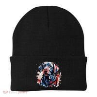 Patriotic Labrador Retriever Dog American Flag Beanie thumb 0