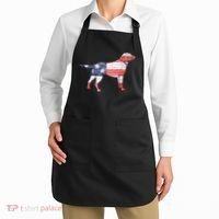 Patriotic Labrador Retriever Wearing USA Flag Lab Puppy Dog Apron thumb 2
