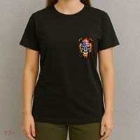 Patriotic Lacrosse Skull T-Shirt thumb 4