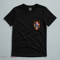 Patriotic Lacrosse Skull T-Shirt thumb 5