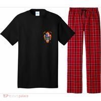 Patriotic Lacrosse Skull Pajama Set thumb 0