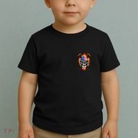 Patriotic Lacrosse Skull Toddler T-Shirt thumb 2