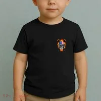 Patriotic Lacrosse Skull Toddler T-Shirt thumb 2