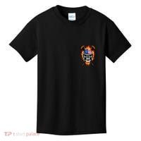 Patriotic Lacrosse Skull Kids T-Shirt thumb 0