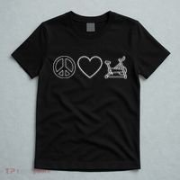 Peace Love Spin Heart Funny Spin Class Spinning Cycling Gym T-Shirt thumb 5