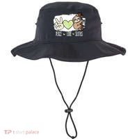 Peace Love Sloths Tropical Sloth Lover Hippie Gift Bucket Hat thumb 0