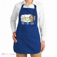 Peace Love Sloths Tropical Sloth Lover Hippie Gift Apron thumb 2