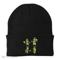 Pickleball Leprechauns St Patrick's Day Pickleball Player Beanie thumb 0