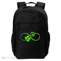 Peace Love Shamrock Irish Happy St Patrick's Day Backpack thumb 0