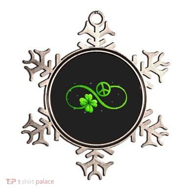 Peace Love Shamrock Irish Happy St Patrick's Day Ornament