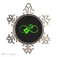 Peace Love Shamrock Irish Happy St Patrick's Day Ornament thumb 0